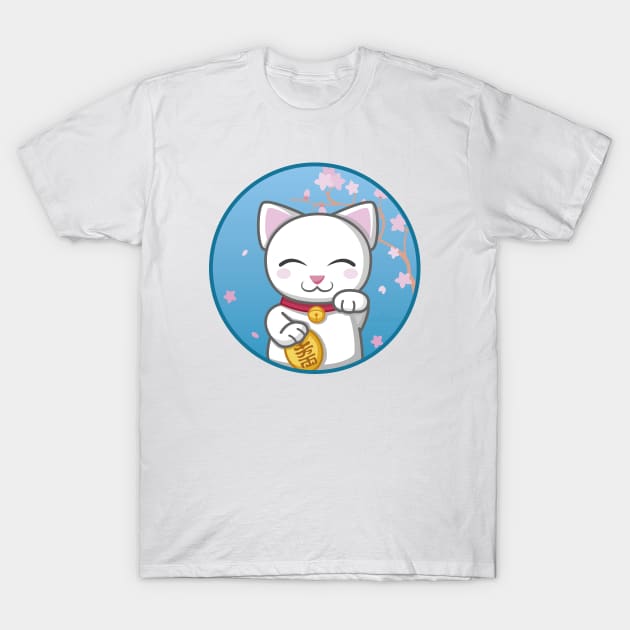 Maneki neko T-Shirt by Onlymery